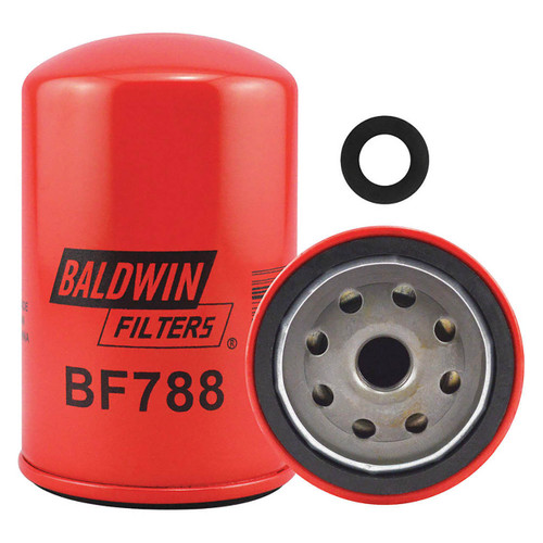 Baldwin Filters BF788 Secondary Spin-On Fuel Filter, 3 1/32 in. W x 4 27/32 in. H, 15 Micron, Each