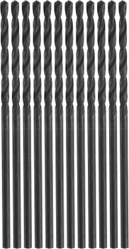 Bosch Genuine 12 pc. 5/64" x 2" Fractional Jobber Black Oxide Drill Bits - BL4132
