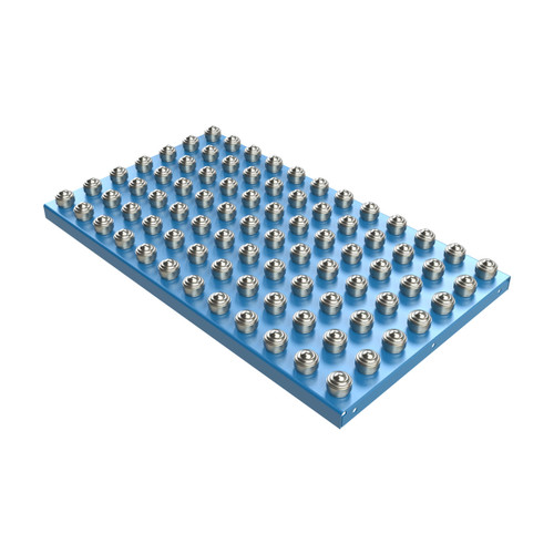 LEWCO BPA Series Plate Style Steel Ball Transfer Table, Straight Ball Pattern, 2 ft. Length x 3 ft. Width, 3 in. Ball Centers