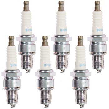 NGK 6 Pack of Genuine OEM Replacement Spark Plugs - BPR4ES-6PK