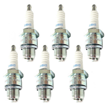 NGK 6 Pack of Genuine OEM Standard Spark Plugs - BR8HS-10-6PK