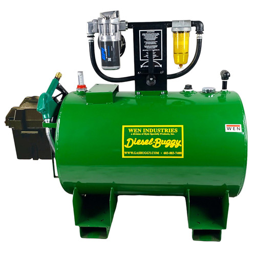WEN Industries Diesel Buggy w/ Heavy Duty 12V Gear Pump & Fork Channels
