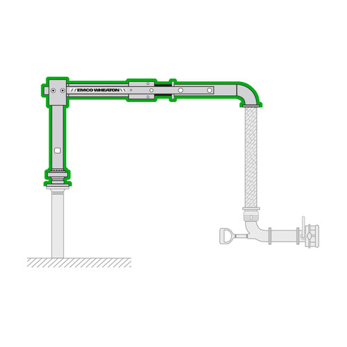 Emco Wheaton E2573 Counterweight Balance, 78 in. Length, 4 Counterweights