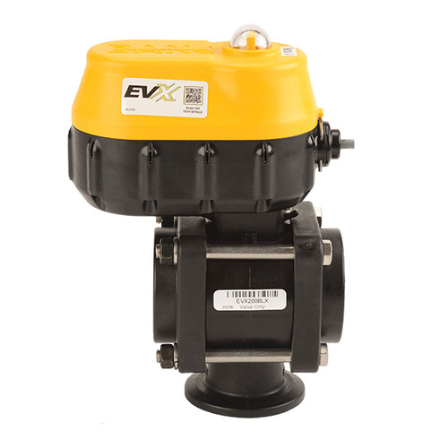Banjo EVX Series 2 in. 3-Way Standard Port Bottom Load On/Off Electric Valve
