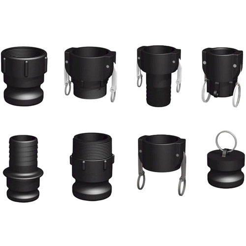 2 in. Easy Seal Polypropylene Camlock Couplings