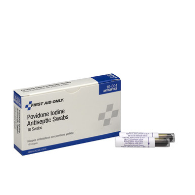 PVP Iodine Swabs, 10 Per Box 10-004
