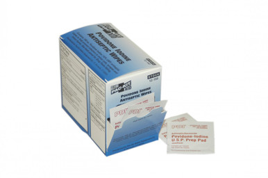 PVP Iodine Wipes, 100 Per Box 12-150