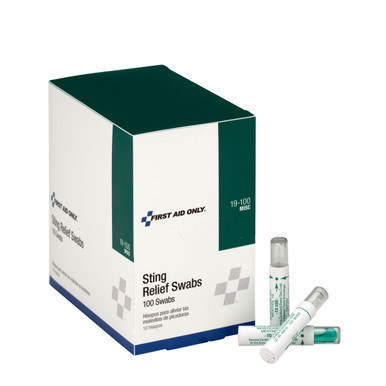 Sting Relief Swabs, 100 Per Box 19-100