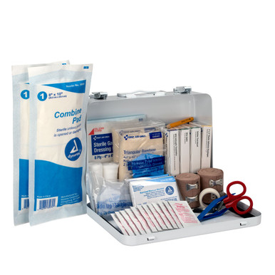 25 Person Loggers First Aid Kit, Metal Weatherproof Case 5216