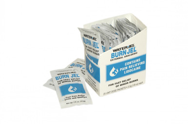 WaterJel Burn Jel Packets, 25 Per Box 600U-01