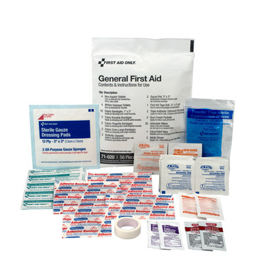 58 Piece First Aid Essentials Triage Pack 71-020
