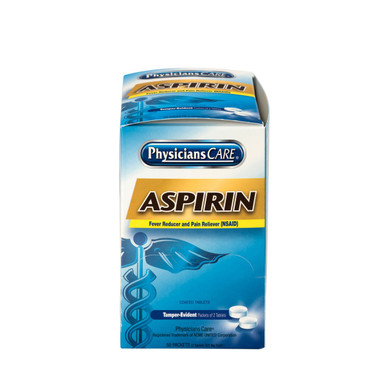 PhysiciansCare Aspirin Tablets, 100 Count, 325mg 90014