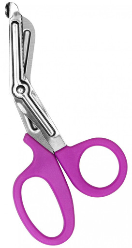 7" Stainless Steel Bandage Shears Purple Handle 90505