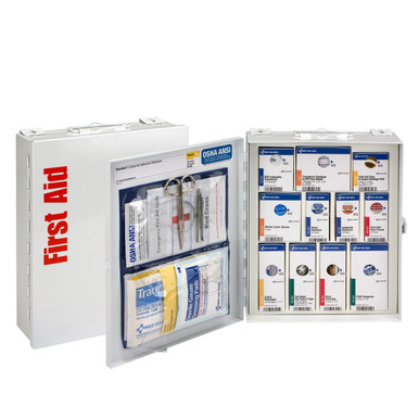 Medium Metal SmartCompliance First Aid Cabinet without Medications, ANSI 2021 Class A 90578