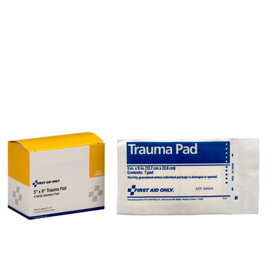5"x9" Trauma Pad, 4 Per Box 90657