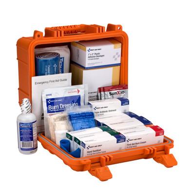 50-Person ANSI B First Aid Kit, Plastic, Waterproof 90758