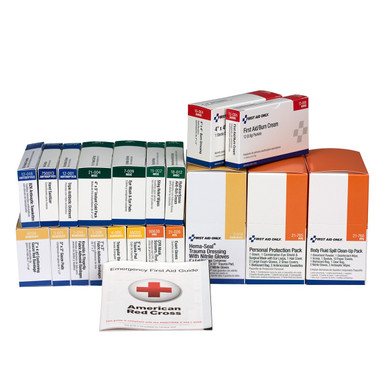 36 Unit ANSI A+ First Aid Kit with BBP, Blood borne Pathogens Refill 90783