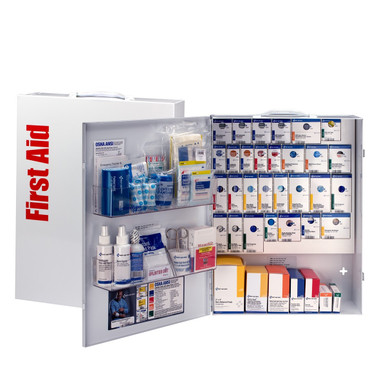 XL Metal SmartCompliance Food Service First Aid Cabinet, ANSI 2021 Class B without Medications, 150 Person 90831