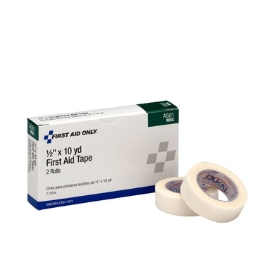 1/2" X 10 Yd. First Aid Tape Roll, Box of 2 A501