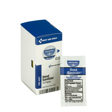 SmartCompliance Refill Hand Sanitizer Packets, 10 Per Box FAE-4007