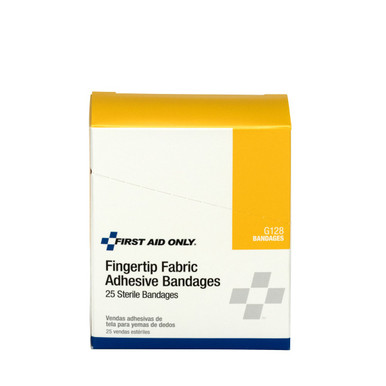 Heavy Woven Fingertip Bandages, 25 Per Box G128