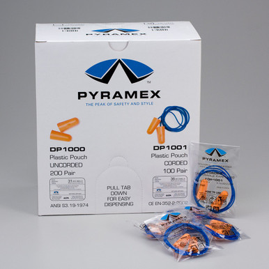 Earplugs, Corded, 100 per Box M774