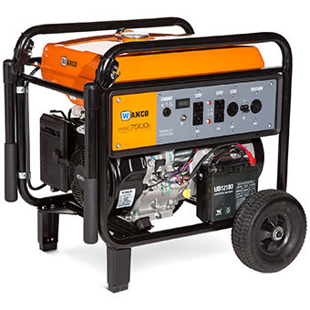 Wanco 7500W Portable Gas Generator 104WGC7500E