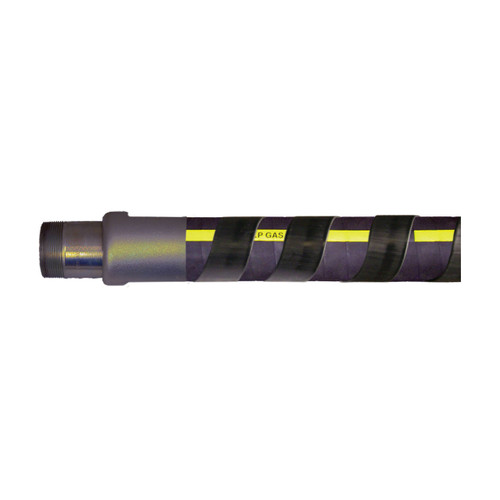 F & R Manufacturing High Density Polyethylene Spiral Hose Wrap - Black