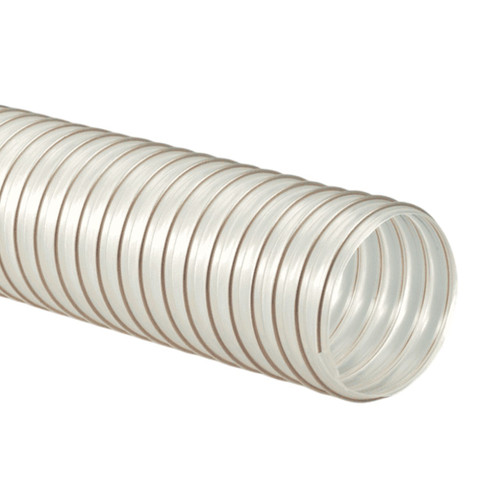 Flexaust Flexadux PU (Flx-Thane SD) Series 50 ft. Duct Hose (-65°F to 200°F) (Clear)