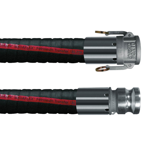 Gates Fuel Master™ 150SD MegaFlex 3 in. Transfer Hose Assemblies w/ Part C Female Coupler x Part E Male Adapter Ends