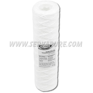 H2Only 0.5M-WP-10, 0.5 Micron Wound Filter Polypropylene Filter, #10