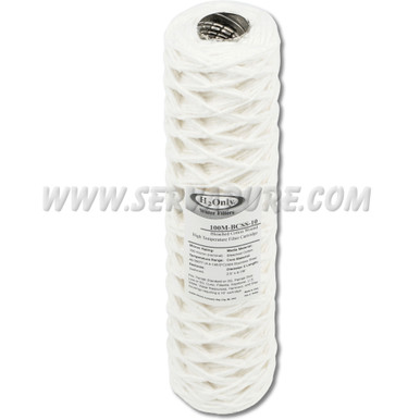 H2Only 100M-BCSS-10, 100 Micron Wound Bleached Cotton SS Core