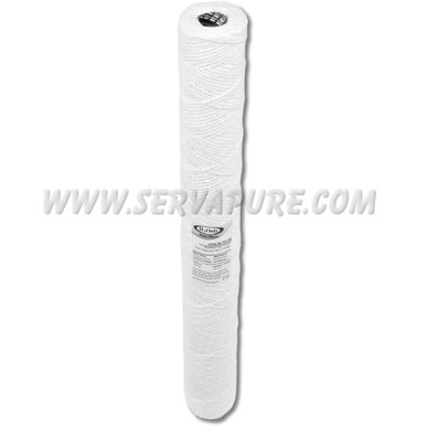 H2Only 10M-BCSS-20, 10 Micron Wound Bleached Cotton SS Core