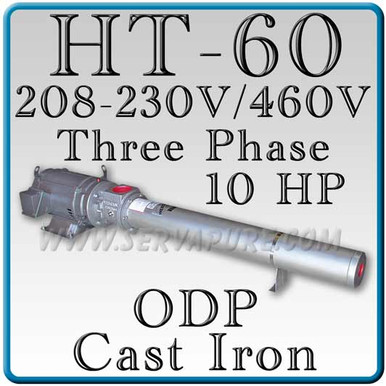 Webtrol H60B12-3PH HT Series Booster Pump, Cast Iron