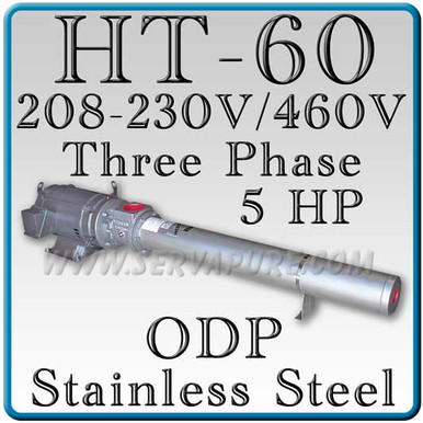 Webtrol H60B5S-3PH Stainless Steel HT Series Booster Pump