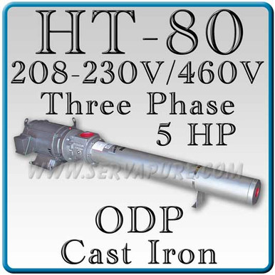 Webtrol H80B4-3PH HT Series Booster Pump, Cast Iron
