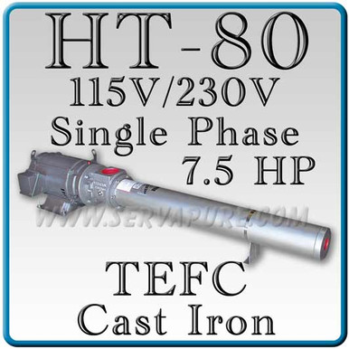 Webtrol H80B6T HT Series Booster Pump, Cast Iron