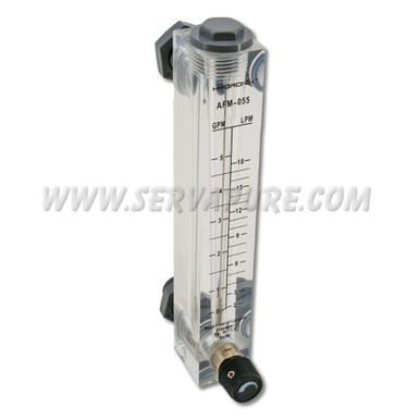 Hydronix AFM-055, Adjustable Panel Mount Flow Meter, 0.5-5 GPM, 1/2" MNPT