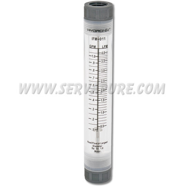 Hydronix IFM-011, Inline Flow Meter, 0.1-1 GPM GPM, 1/2" FNPT