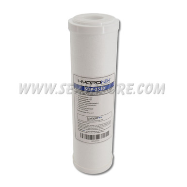 Hydronix SDP-2510, Radial Flow Carbon Filter, 2.5" x 9-7/8", 25 Micron
