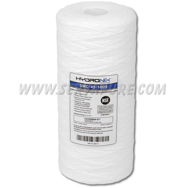 Hydronix SWC-45-1005, Sediment String Wound Cartridge, 4.5" x 9.875", 5 Micron