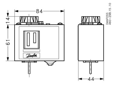 060L116866 Danfoss Thermostat, KP77