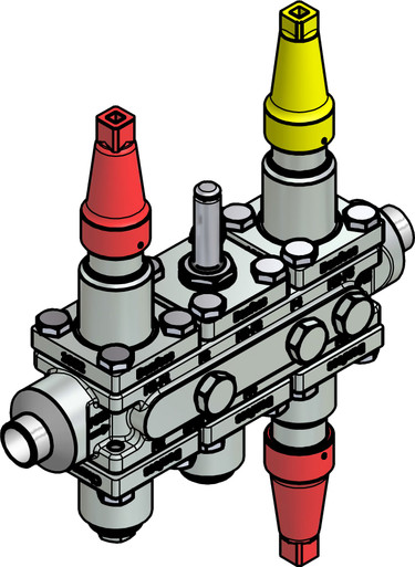 027L3433 Danfoss Valve station, ICF 20-6-3RB