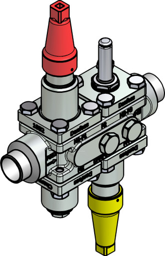 027L3075 Danfoss Valve station, ICF 20-4-10RA