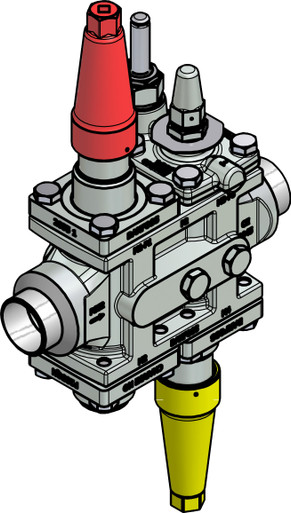 027L4087 Danfoss Valve station, ICF 25-4-10RB