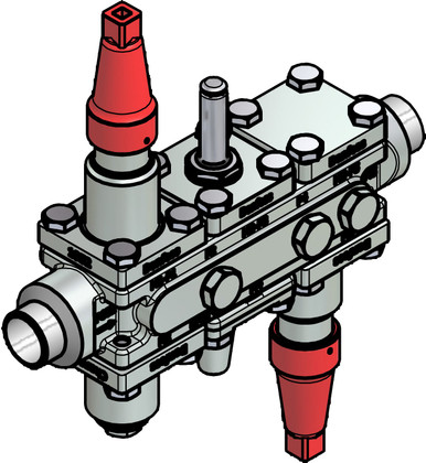 027L3028 Danfoss Valve station, ICF 20-6-4