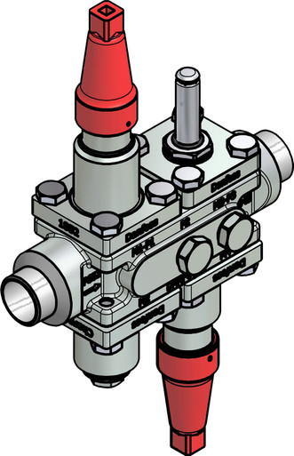 027L3067 Danfoss Valve station, ICF 20-4-9