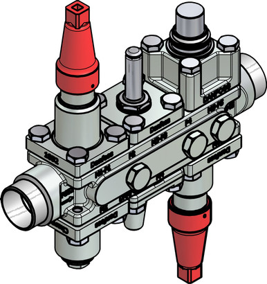 027L3374 Danfoss Valve station, ICF 20-6-5MB66