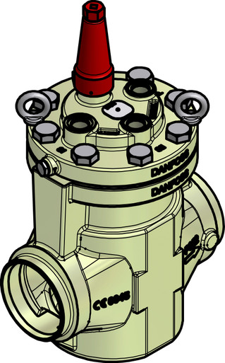 027H7121 Danfoss Pilot operated servo valve, ICS 100