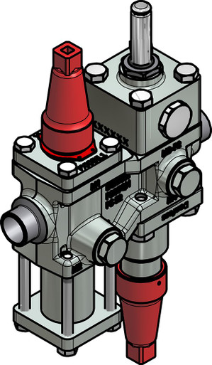 027L4521 Danfoss Valve station, ICF 15-4-9H